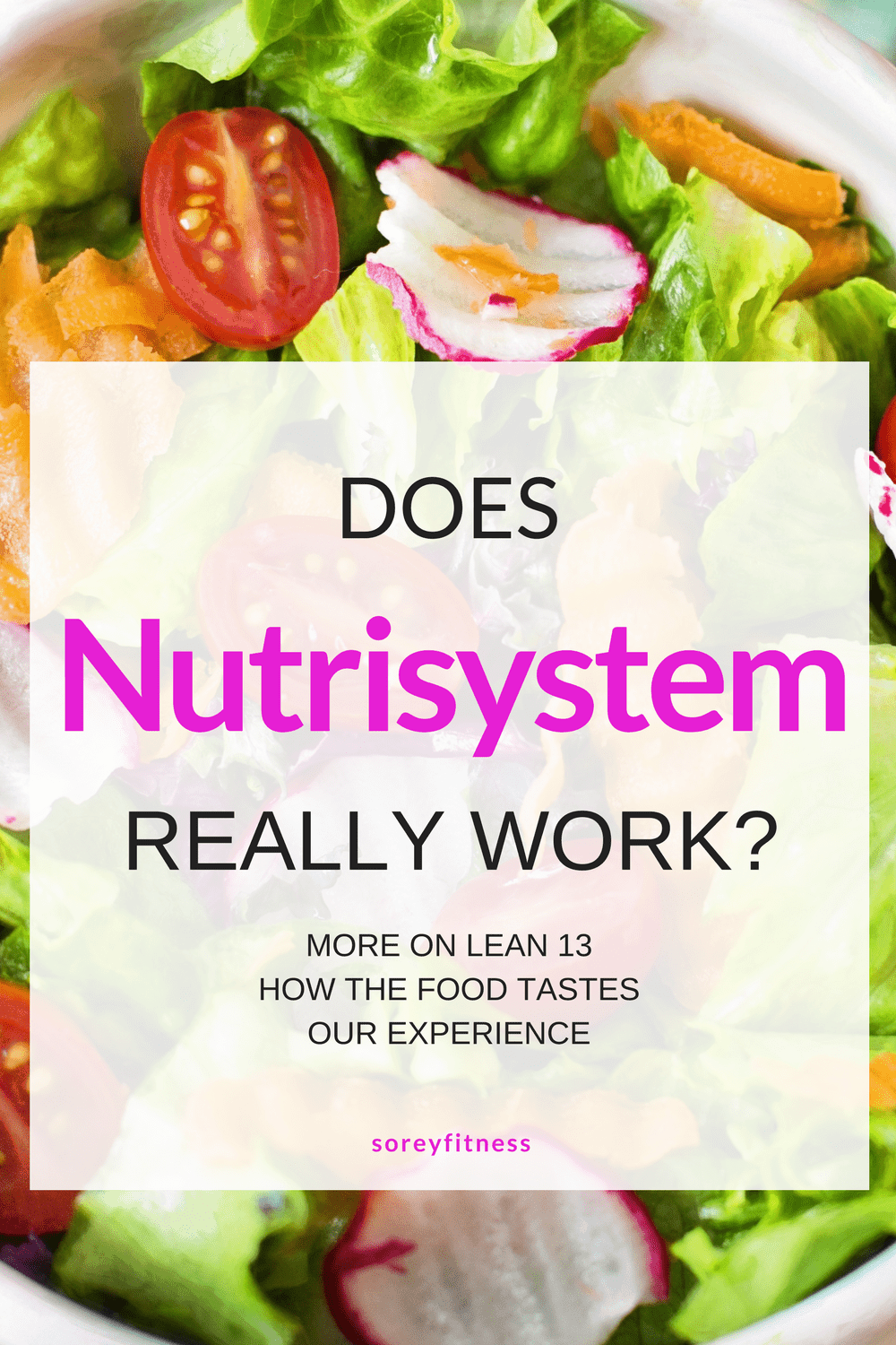 Nutrisystem Reviews Does Lean 13 Really Work Is The Food Good 