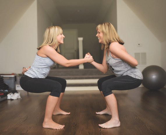 double time workouts - partner workouts for the family