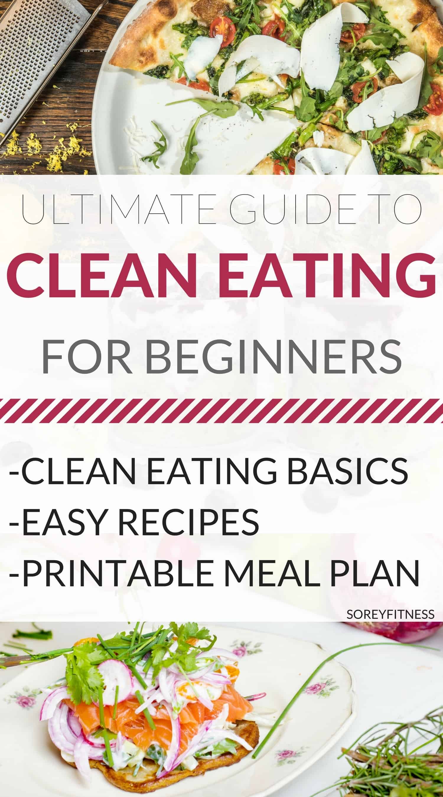 Clean Eating For Beginners Ultimate Guide Printable Meal Plan 