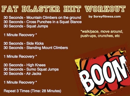 fatblaster HIIT workout