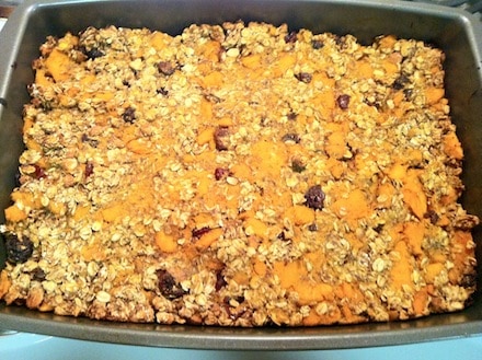 Sweet Potato Oat Bars by The Eat Clean Diet 