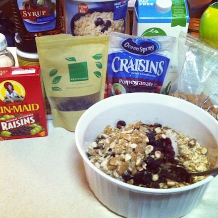 oat bar ingredients