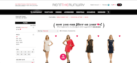 Rent the Runway Choosing a Dress