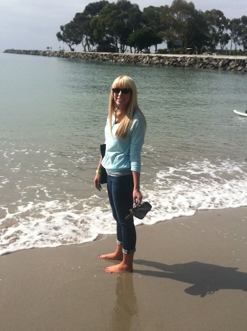 First time at the Pacific Ocean