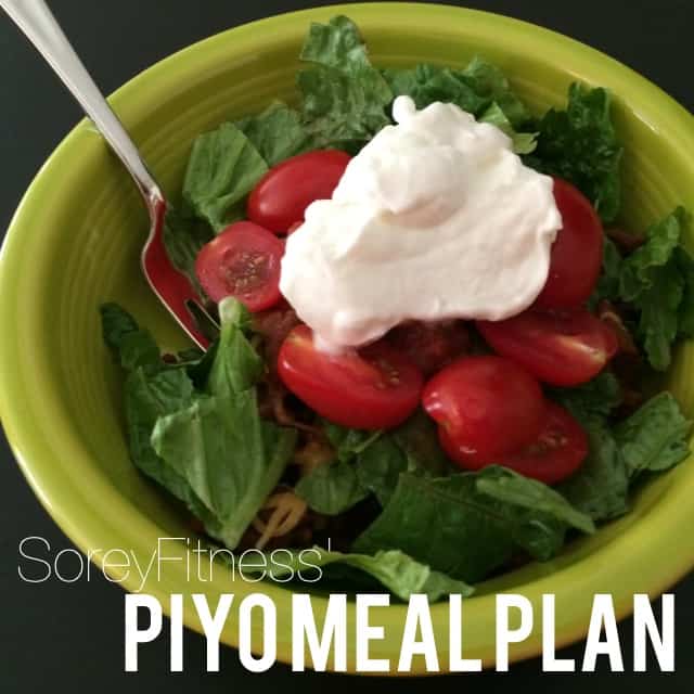 PiYo Meal Plan A