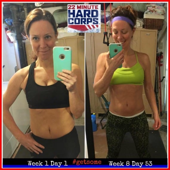22 Minute HardCorps before and after