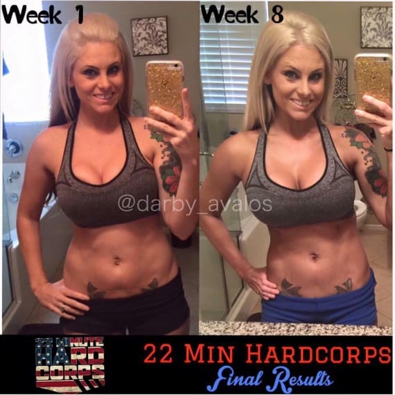Darby 22 Minute Hard Corps Before and After