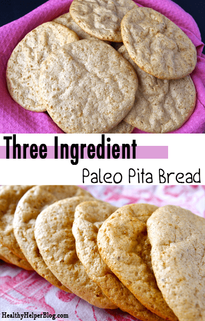 3 Ingredient Paleo Pita Bread
