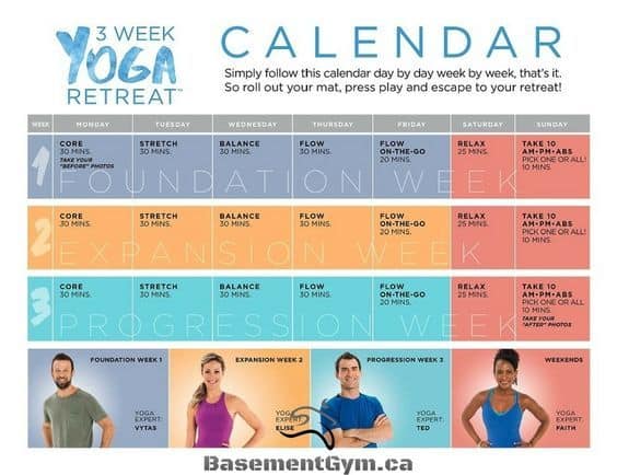 3 week yoga retreat sweaty