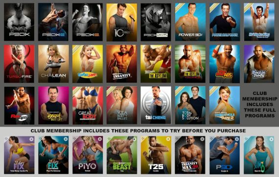  programe Beachbody