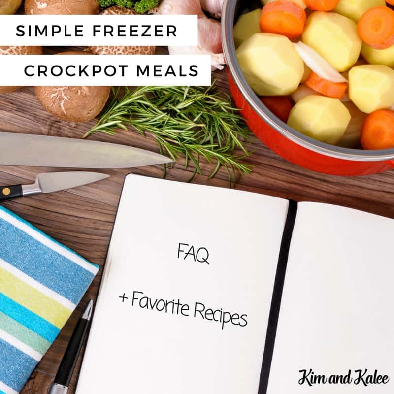 Crockpot Freezer meals