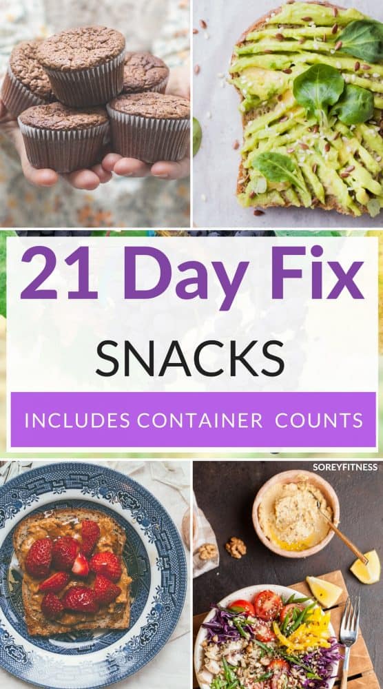 21 Day Fix Snacks 83 Ideas With Containers Listed