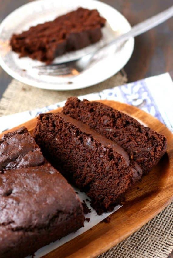 gluten-free sugar free chocolate banana bread