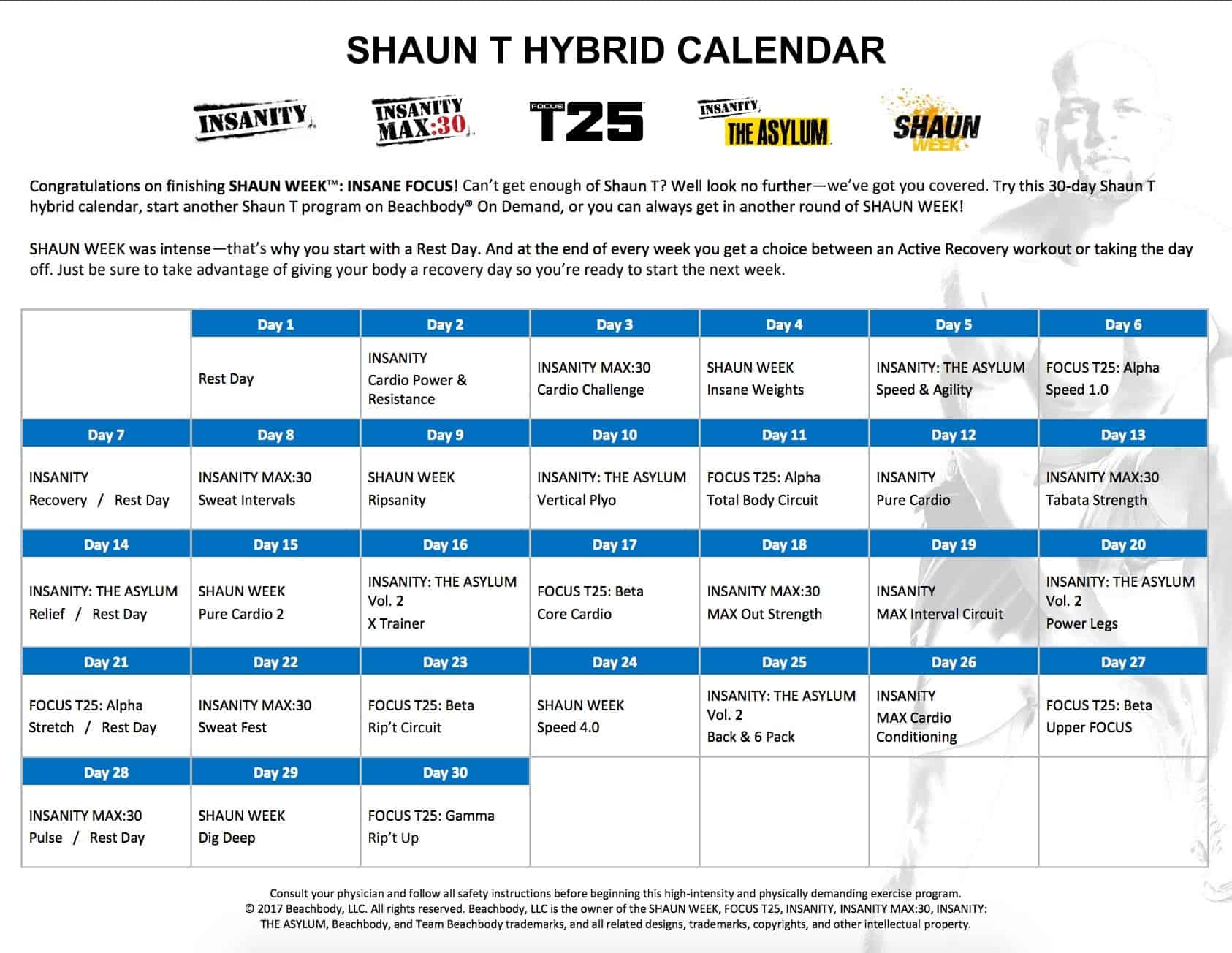 Shaun T Week Insane Focus [Instant Access to 7 Workouts]