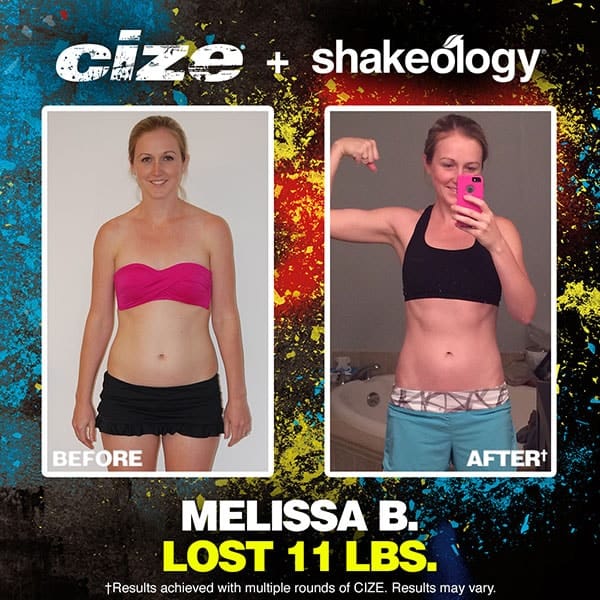 Melissa B's Cize Results