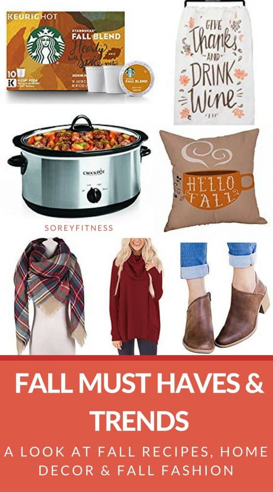 Our favorite Fall Must Haves and Trends for 2019 include fashion sweaters and booties under $25 plus recipes, home decor and fall date ideas on a budget.