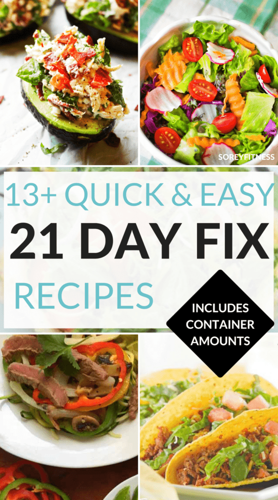 21 day fix recipes