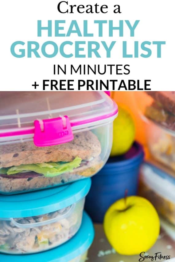 Create a Healthy Shopping List in Minutes