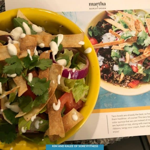 Martha & Marley Spoon Taco Recipe