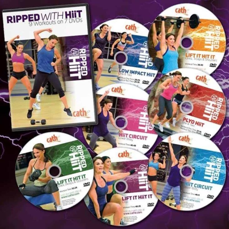 Cathe Friedrich's Ripped for HIIT 7 DVD workout bundle