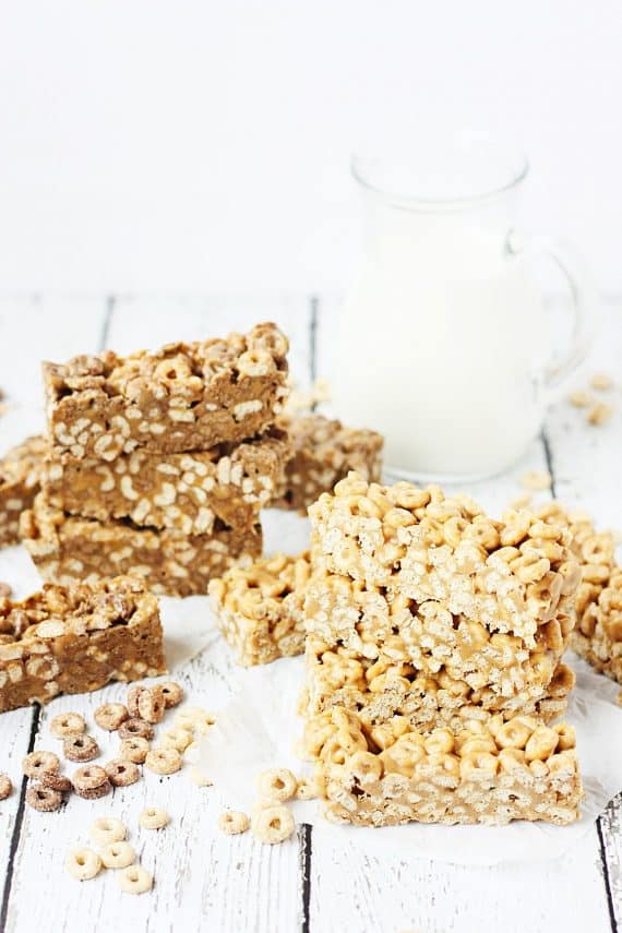 Easy No Bake Cereal Bars with Cheerios