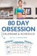 80 Day Obsession Calendar | Printable Workout Schedule