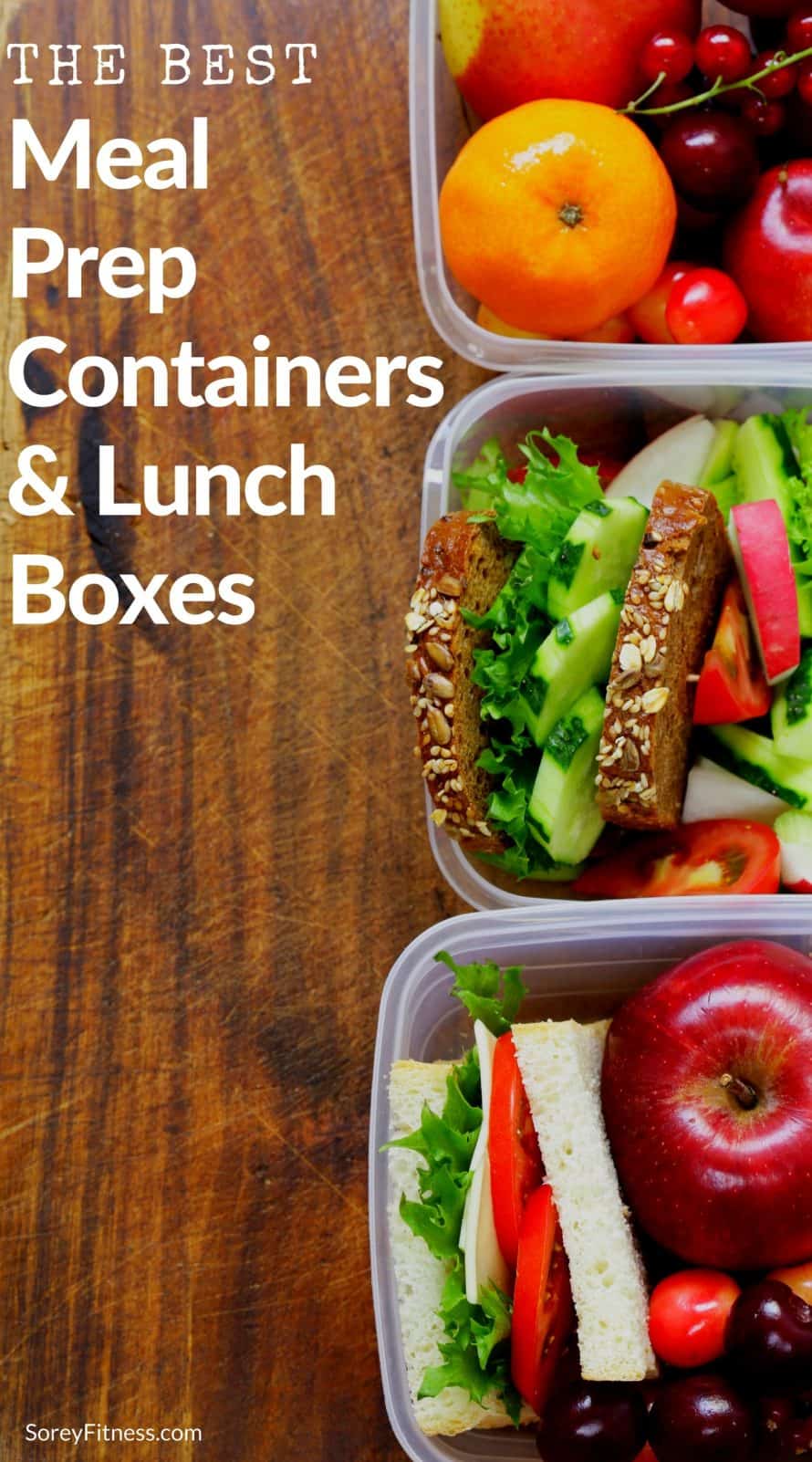 best meal prep containers and lunchboxes with food in them