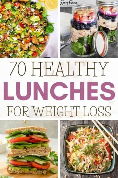 70+ Healthy Lunch Ideas For Weight Loss at School or Work