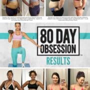 80 day obsession results collage