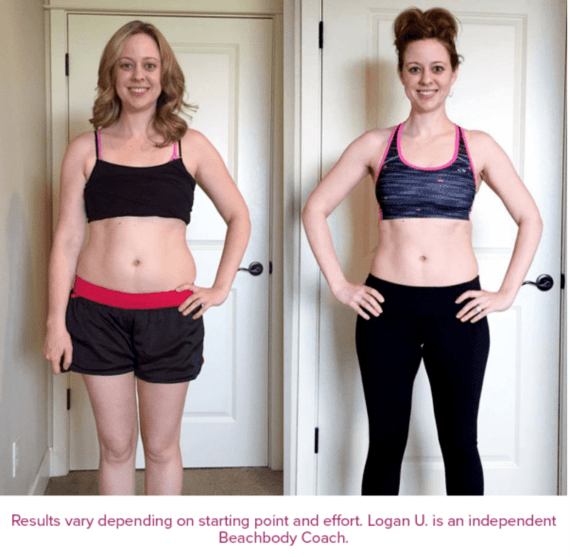 PiYo Before and After photos