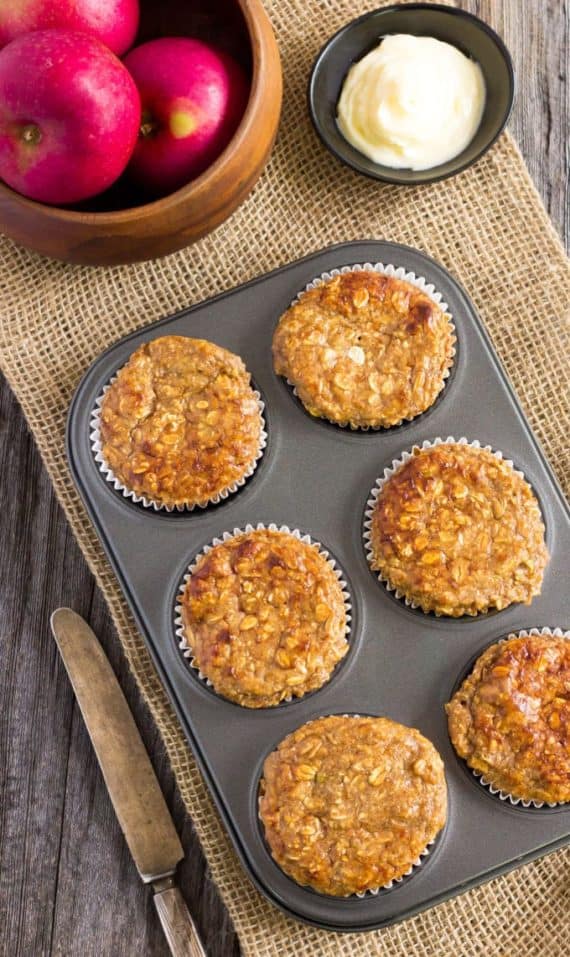 Healthy Breakfast Recipes Apple Protein Muffins