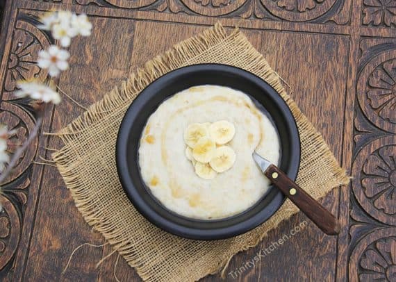 Healthy breakfast ideas coconut porridge