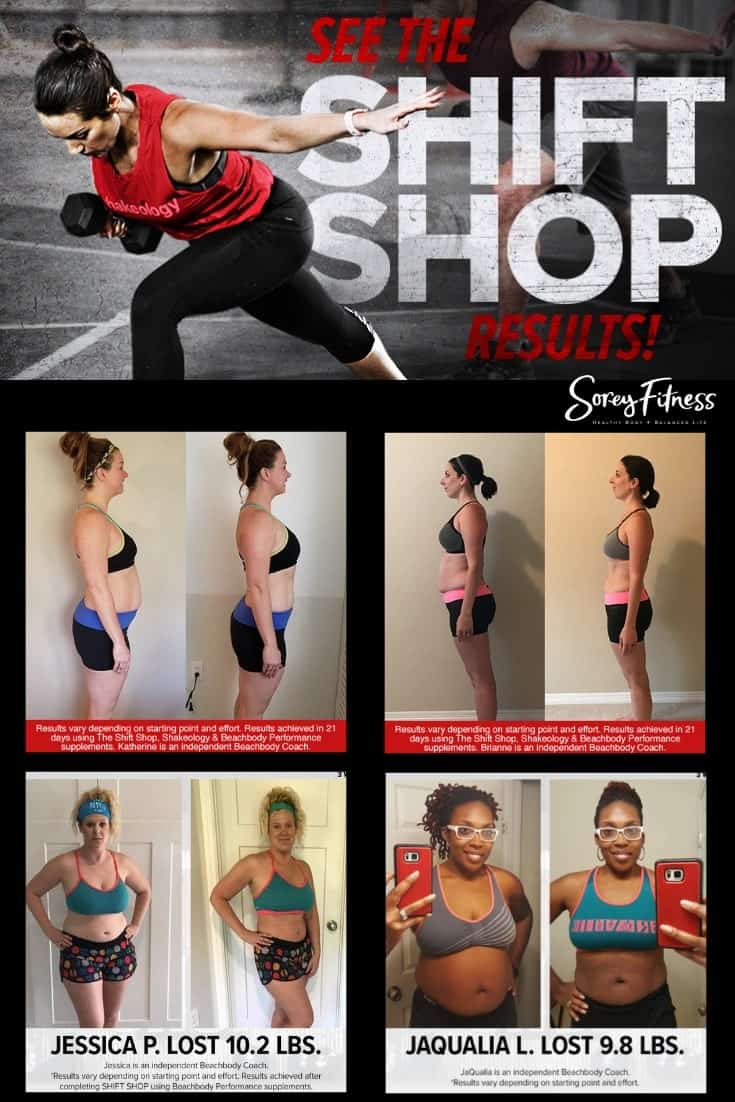 Beachbody Shift Shop Results