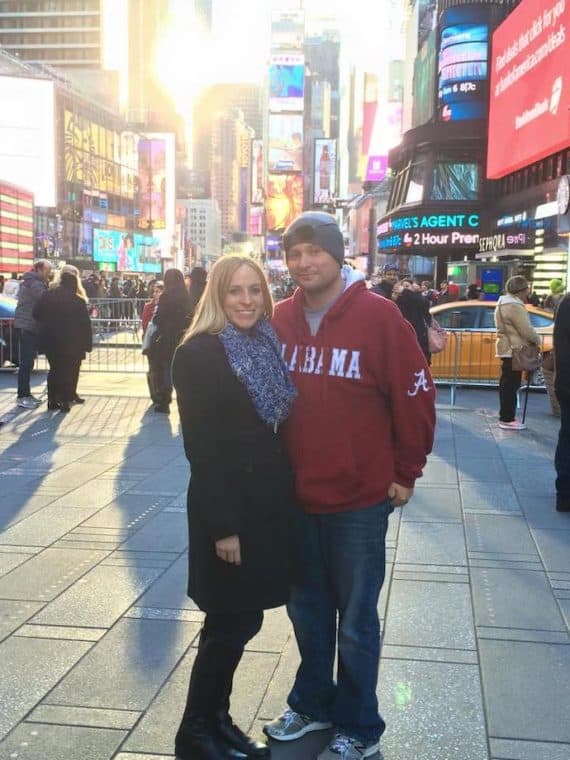 Times Square NYC at Christmas