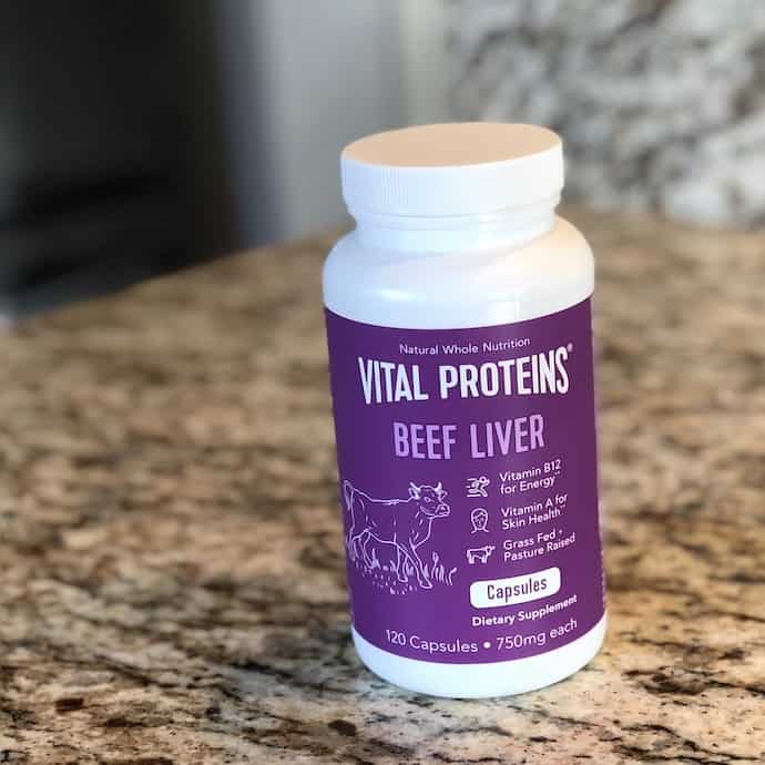 Buy Vital Proteins Beef Liver Supplement for Natural Energy