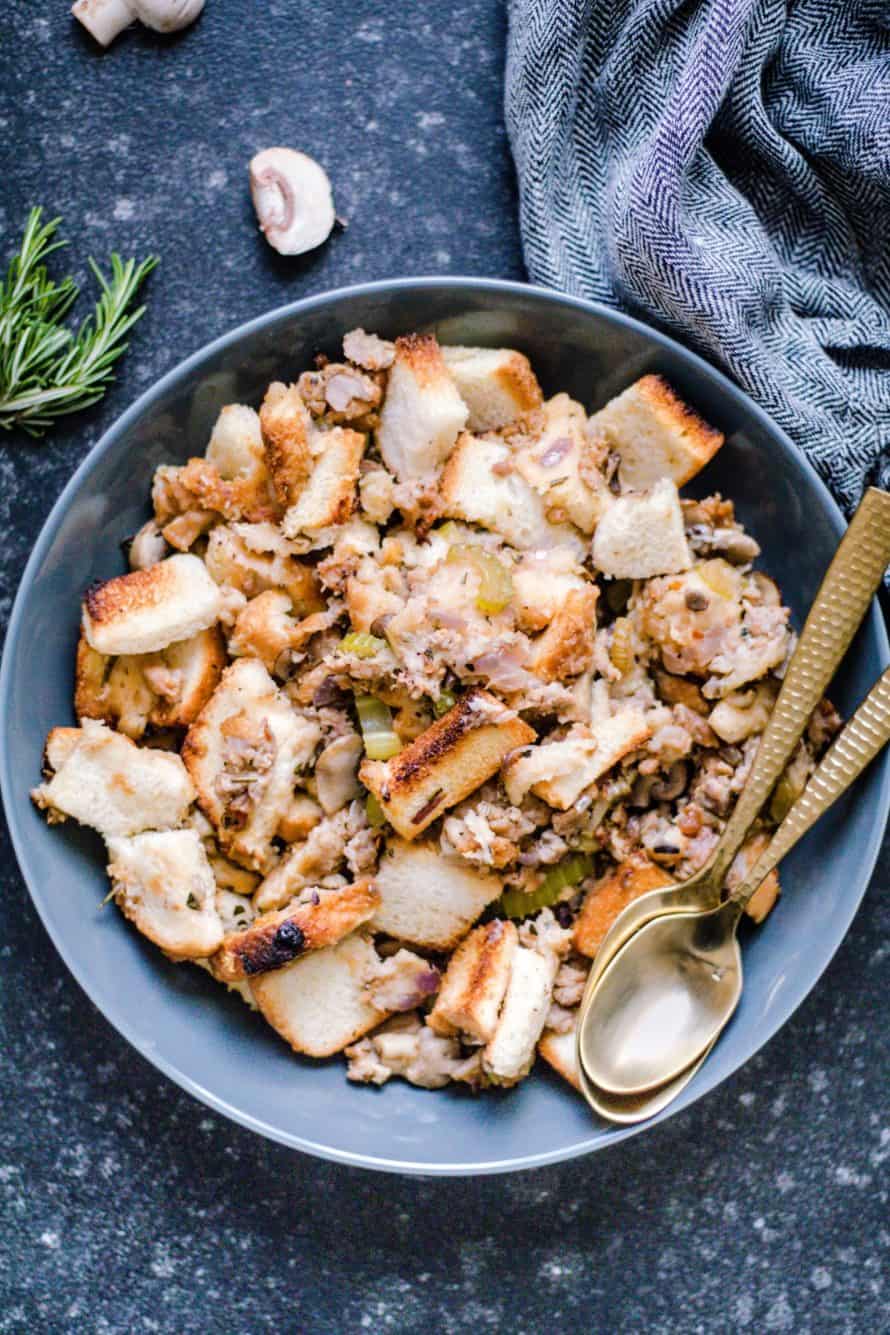 Mushroom Stuffing for Thanksgiving Recipes