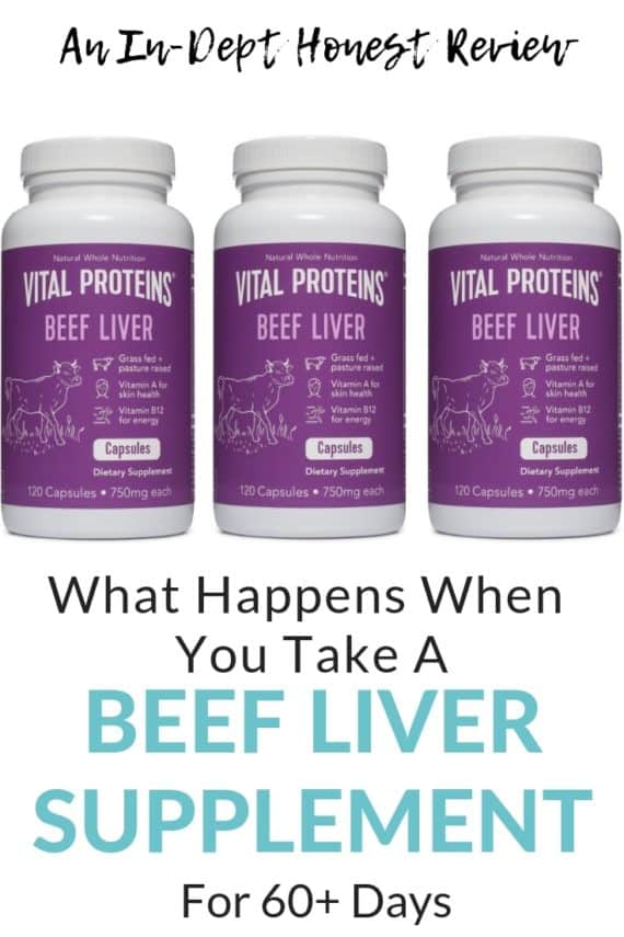 Vital Proteins Beef Liver Review - How it can help with healthy skin, hair and nails, reduce PMS symptoms, boost collagen and energy, help your metabolism, & improve digestion through Vitamin A, B12, Folate, Riboflavin, Zinc, Copper, and Choline. #collagen #healthyeating #antiaging #weightloss #healthy #healthyfood #fitness #health #wellness #wellnesswednesday #supplements #vitamins #skin #skincaretips  #fitness #weightloss #diet #nutrition #natural #naturalremedies #vitalproteins #beefliver