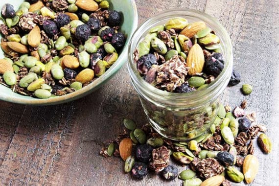 high protein trail mix