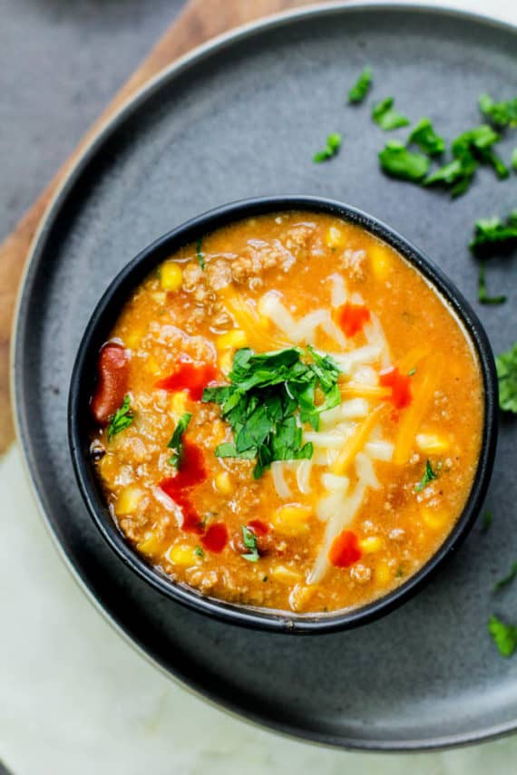 healthy crockpot meals: chili