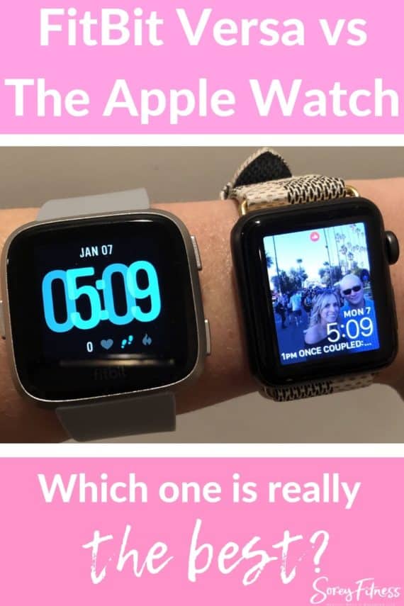 Compare apple watch discount and fitbit versa