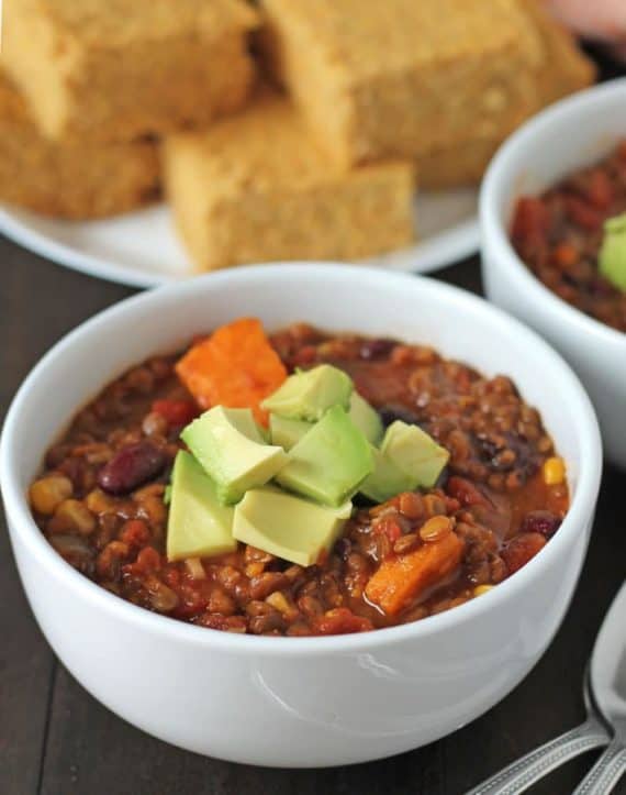 delightful adventures lentil sweet potato chilli