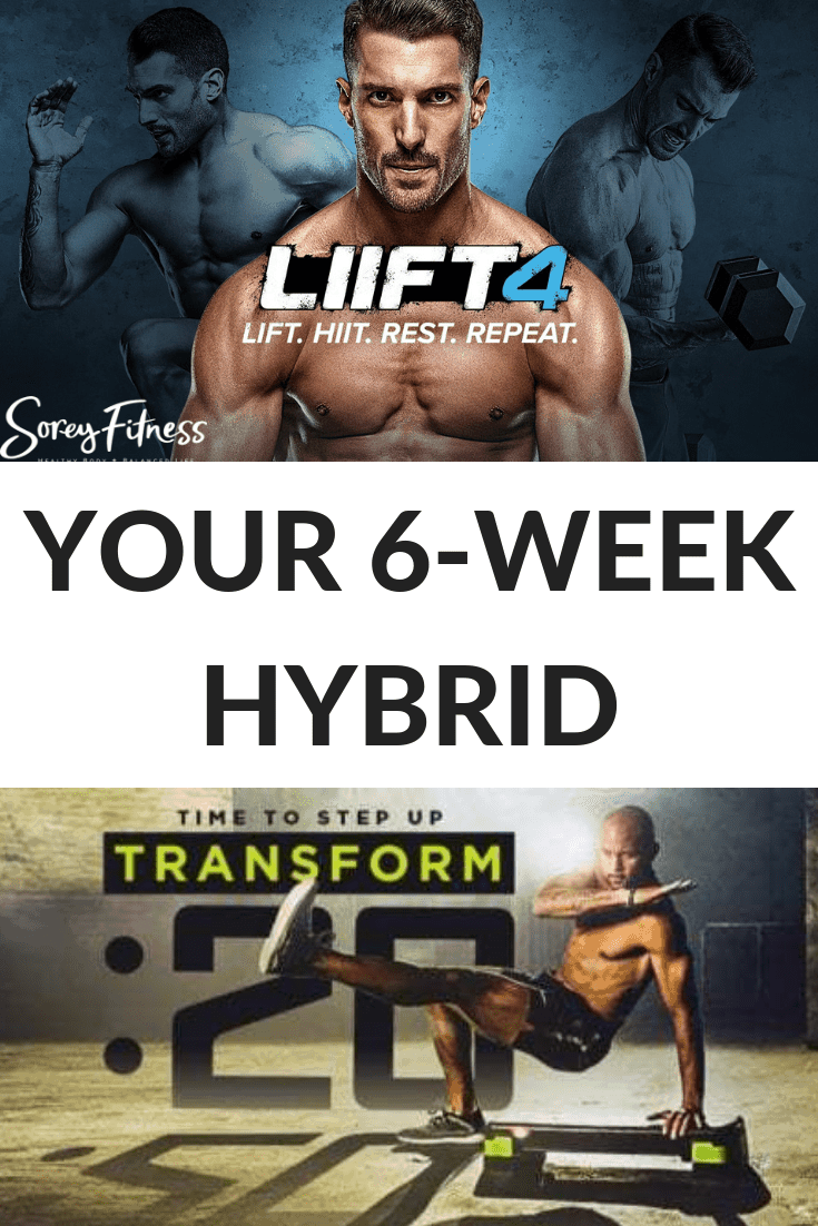 Transform 20 LIIFT4 Hybrid Calendar | 6 Week Schedule