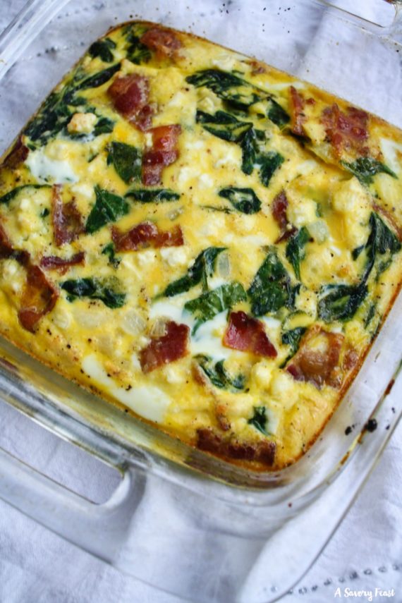 Low Carb Recipes Breakfast Egg bake
