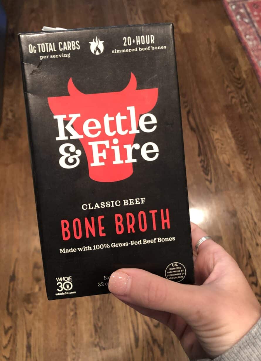 kettle and fire beef bone broth