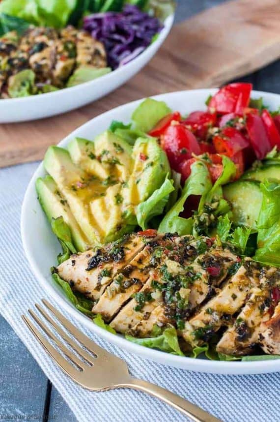 Chimichurri Chicken Salad