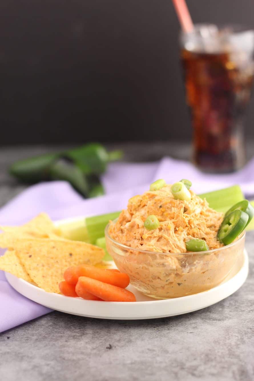 Healthy Buffalo Chicken Dip Crock Pot Recipe (Keto & Low Carb)