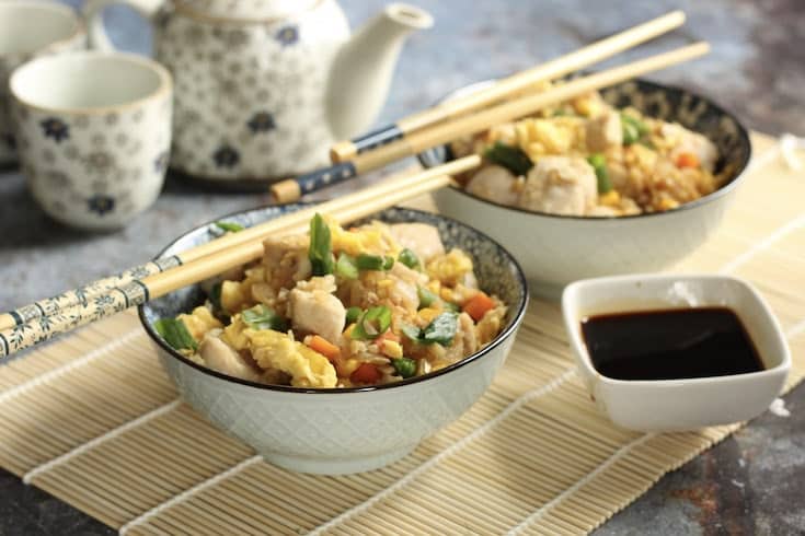 healthy chicken fried rice