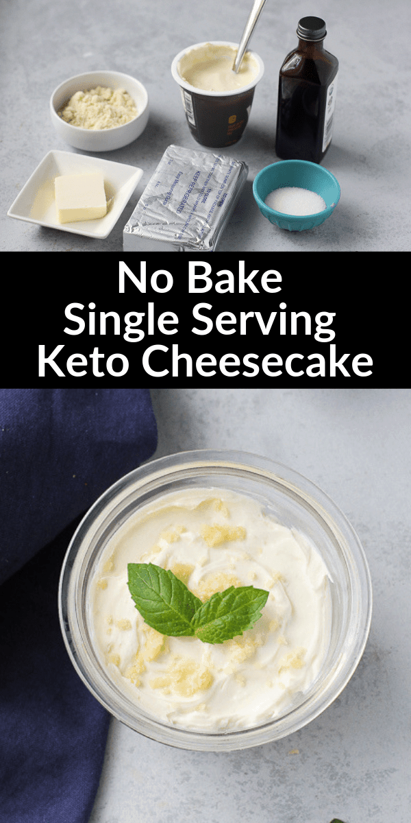 Single Serving Keto Cheesecake