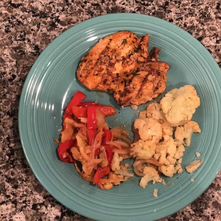 Kettlebell Kitchen Keto Buffalo Chicken Dinner