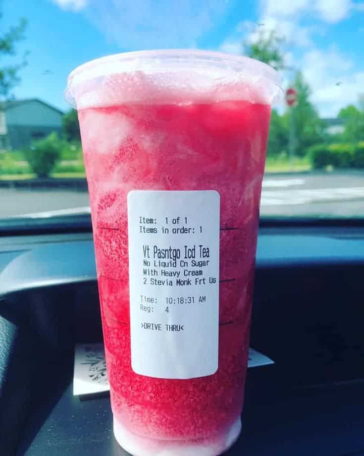 starbucks keto pink drink